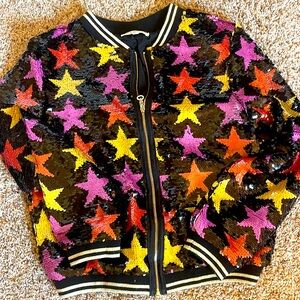 hannah banana sequin jacket
